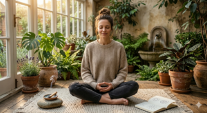 self reflection calm clarity personal growth moment