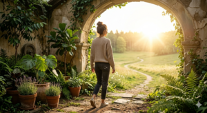 personal growth transformation moving forward light path