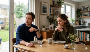 Couple experiencing a communication misunderstanding