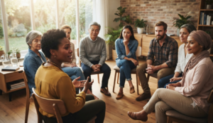 People building meaningful relationships through communication